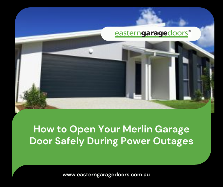How to Open Your Merlin Garage Door Safely During Power Outages