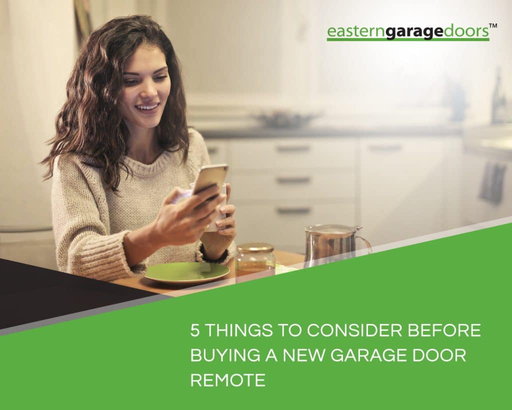 new garage door remote